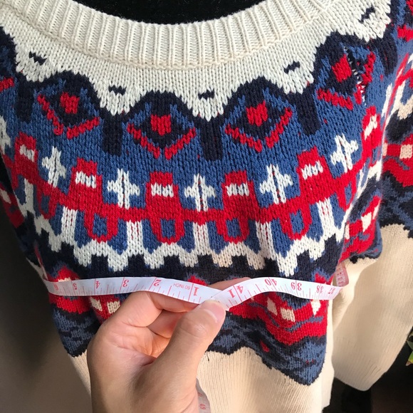 NWT Chaps Women’s Large Knitted  Sweater - Picture 6 of 8